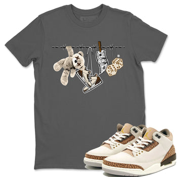 Air Jordan 3 Palomino Sneaker Match Tees Clothesline Sneaker Tees Jordan 3 Retro Palomino Sneaker Release Tees Unisex Shirts Cool Grey 1