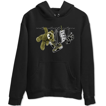 4s Medium Olive shirt to match jordans Clothesline sneaker tees Air Jordan 4 Medium Olive SNRT Sneaker Tees Casual Crew Neck T-Shirt Unisex Black 2 T-Shirt