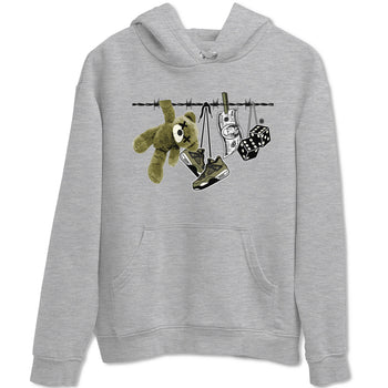 4s Medium Olive shirt to match jordans Clothesline sneaker tees Air Jordan 4 Medium Olive SNRT Sneaker Tees Casual Crew Neck T-Shirt Unisex Heather Grey 2 T-Shirt