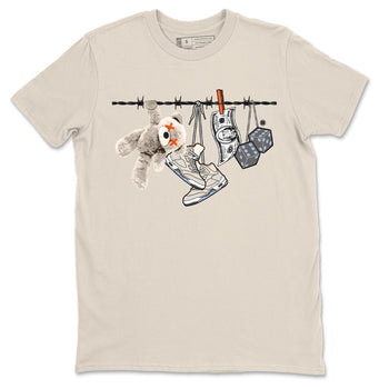 Air Jordan 5 Craft Sneaker Match Tees Clothesline Sneaker Tees Air Jordan 5 Retro Craft Tees Unisex Shirts Natural 2