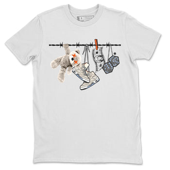 Air Jordan 5 Craft Sneaker Match Tees Clothesline Sneaker Tees Air Jordan 5 Retro Craft Tees Unisex Shirts White 2
