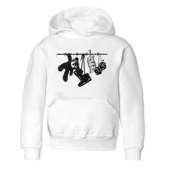 Air Jordan 7 Chambray Sneaker Match Tees Clothesline Sneaker Tees AJ7 Chambray SNRT Sneaker Release Tees Kids Shirts White 2