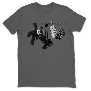 Air Jordan 7 Chambray Sneaker Match Tees Clothesline Sneaker Tees AJ7 Chambray SNRT Sneaker Release Tees Unisex Shirts Cool Grey 2