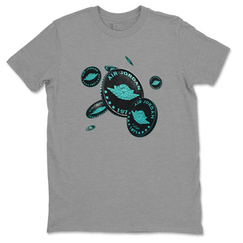 Air Force 1 Tiffany Sneaker Match Tees Coin Drop Sneaker Tees Nike Tiffany AF1Sneaker Release Tees Unisex Shirts Heather Grey 2
