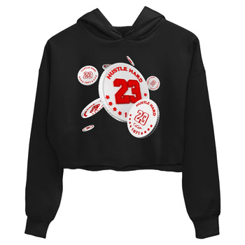 Jordan 1 Low University Red shirt to match jordans Coin Drop sneakertees AJ1 Low University Red SNRT Sneaker Release Tees Black 2 Crop T-Shirt