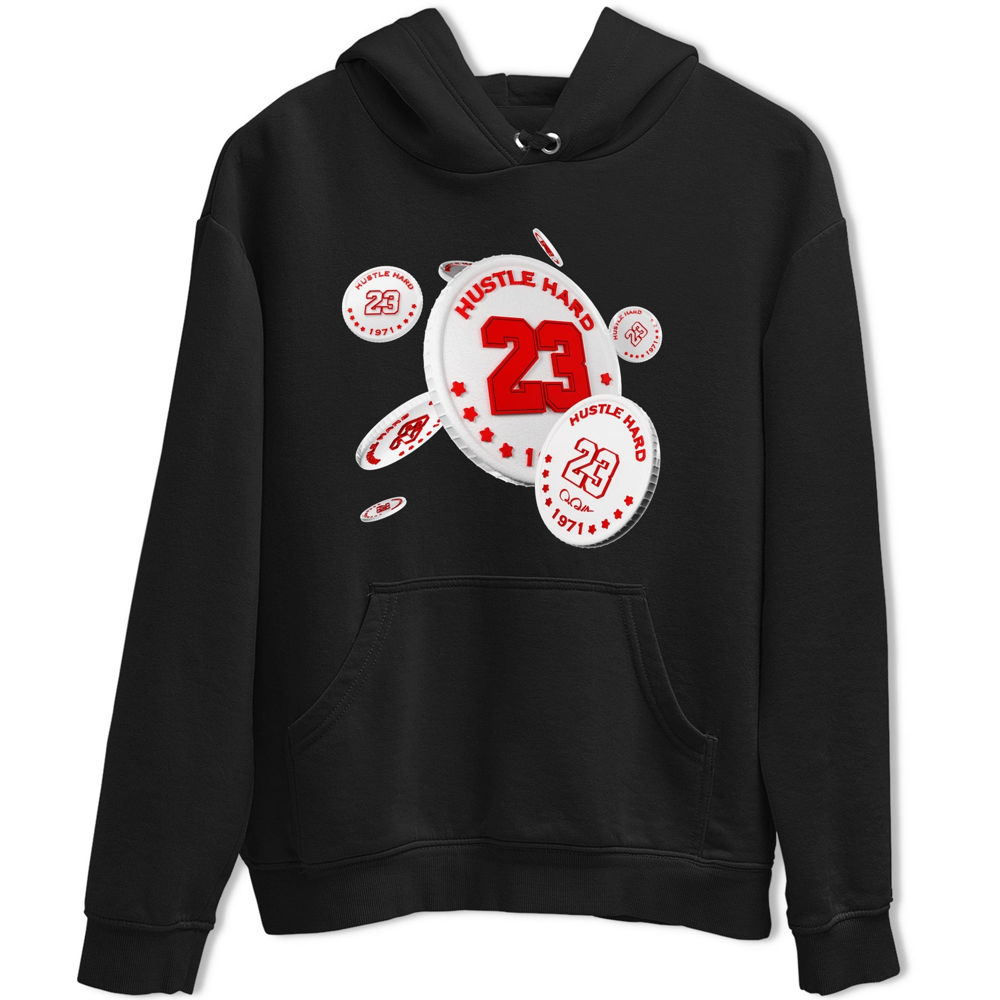 Jordan 1 Low University Red shirt to match jordans Coin Drop sneakertees AJ1 Low University Red SNRT Sneaker Release Tees Unisex Black 2 T-Shirt