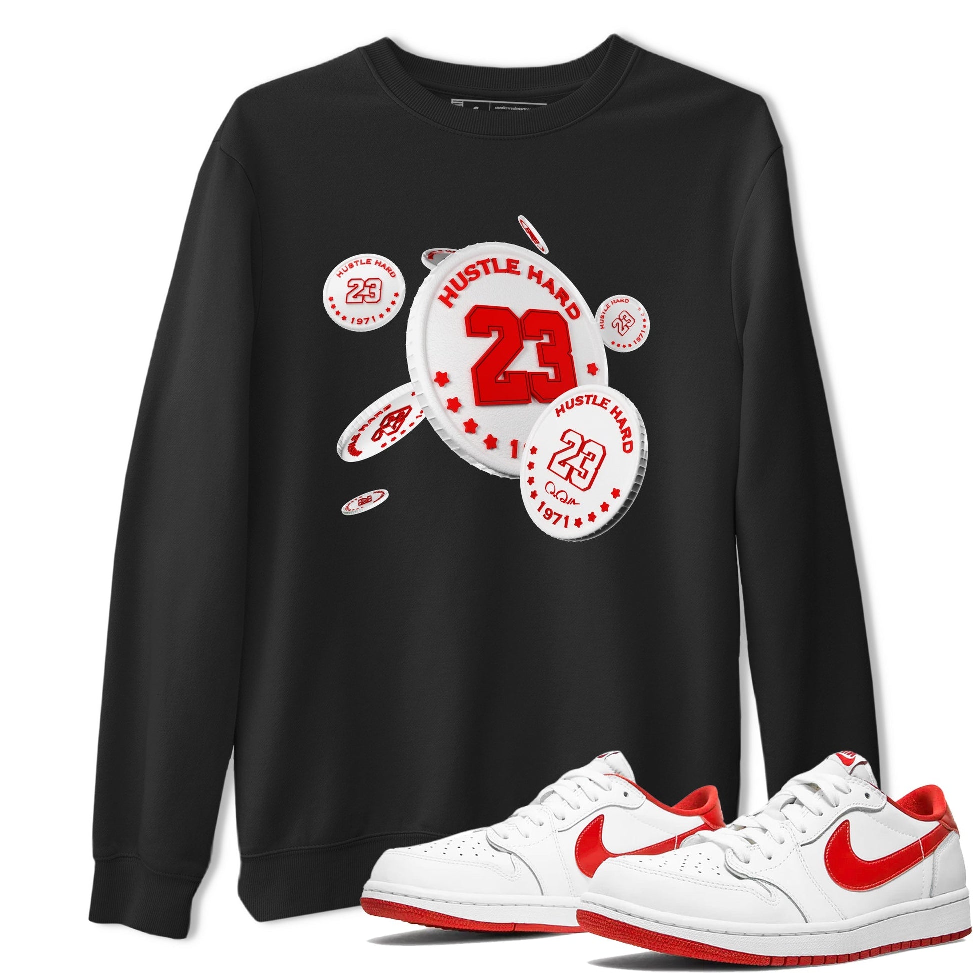 Coin Drop SNRT Sneaker Tee - Air Jordan 1 University Red - SNRT Sneaker Tee