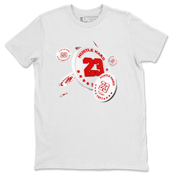 Jordan 1 Low University Red shirt to match jordans Coin Drop sneakertees AJ1 Low University Red SNRT Sneaker Release Tees Unisex White 2 T-Shirt