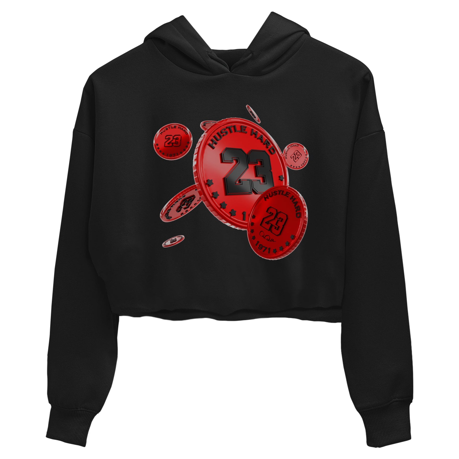 Air Jordan 1 Satin Bred Sneaker Match Tees Coin Drop Sneaker Tees AJ1 Satin Bred Sneaker Release Tees Women's Shirts Black 2