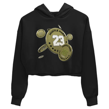 Air Jordan 1 Travis Scott Golf shirt to match jordans Coin Drop sneaker tees AJ1 lowTravis Scott Golf SNRT Sneaker Release Tees Black 2 Crop T-Shirt