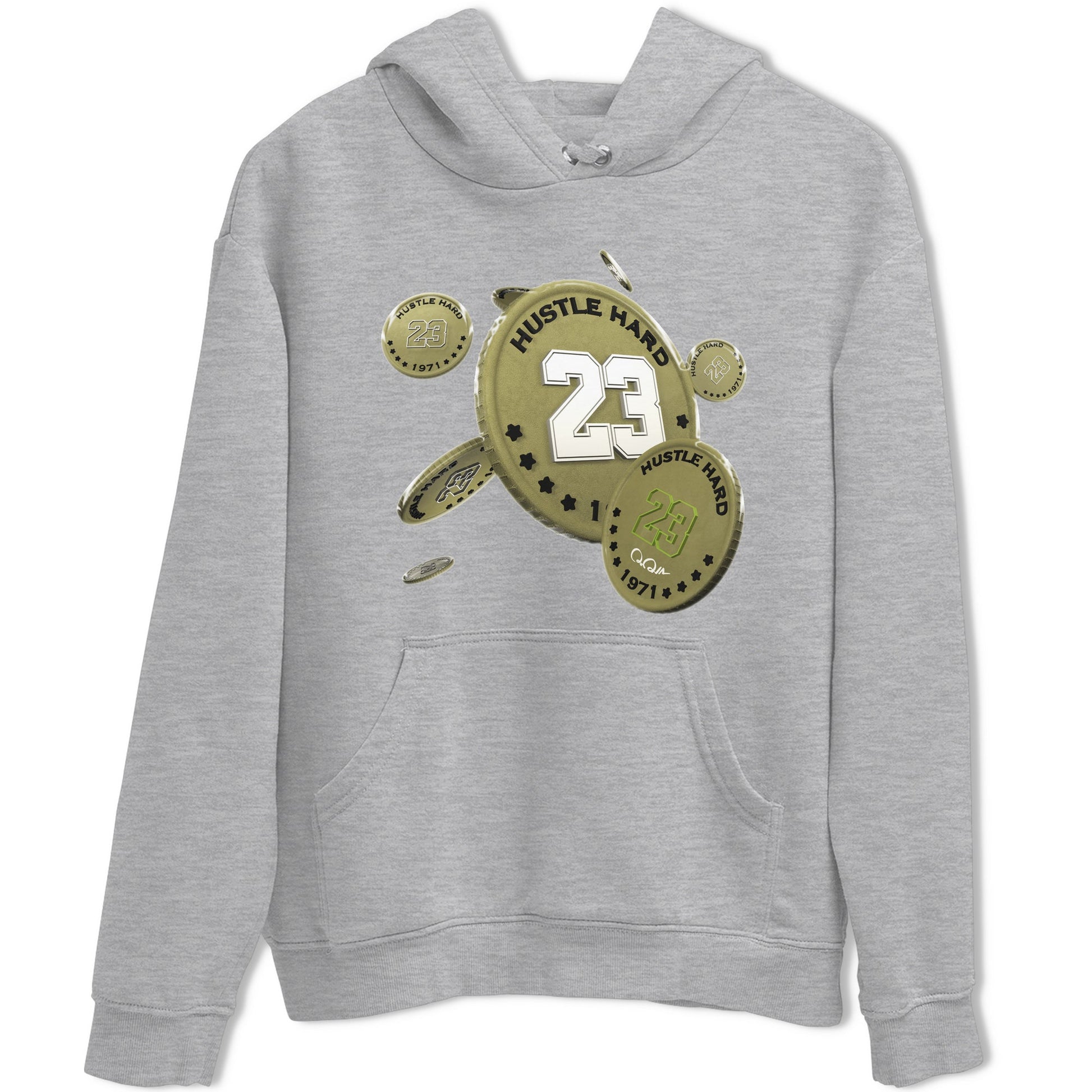 Air Jordan 1 Travis Scott Golf shirt to match jordans Coin Drop sneaker tees AJ1 lowTravis Scott Golf SNRT Sneaker Release Tees Unisex Heather Grey 2 T-Shirt
