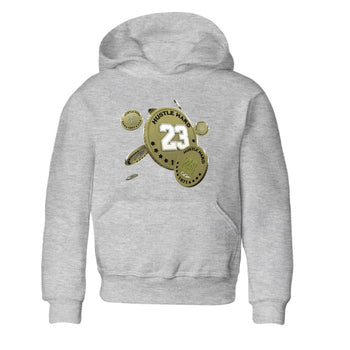Air Jordan 1 Travis Scott Golf shirt to match jordans Coin Drop sneaker tees AJ1 lowTravis Scott Golf SNRT Sneaker Release Tees Baby Toddler Heather Grey 2 T-Shirt