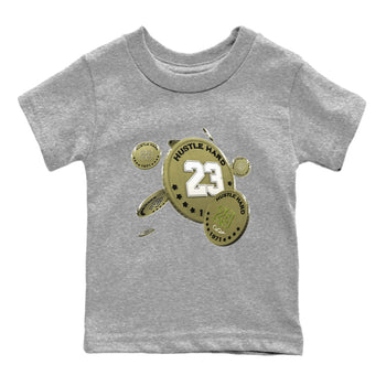 Air Jordan 1 Travis Scott Golf shirt to match jordans Coin Drop sneaker tees AJ1 lowTravis Scott Golf SNRT Sneaker Release Tees Baby Toddler Heather Grey 2 T-Shirt