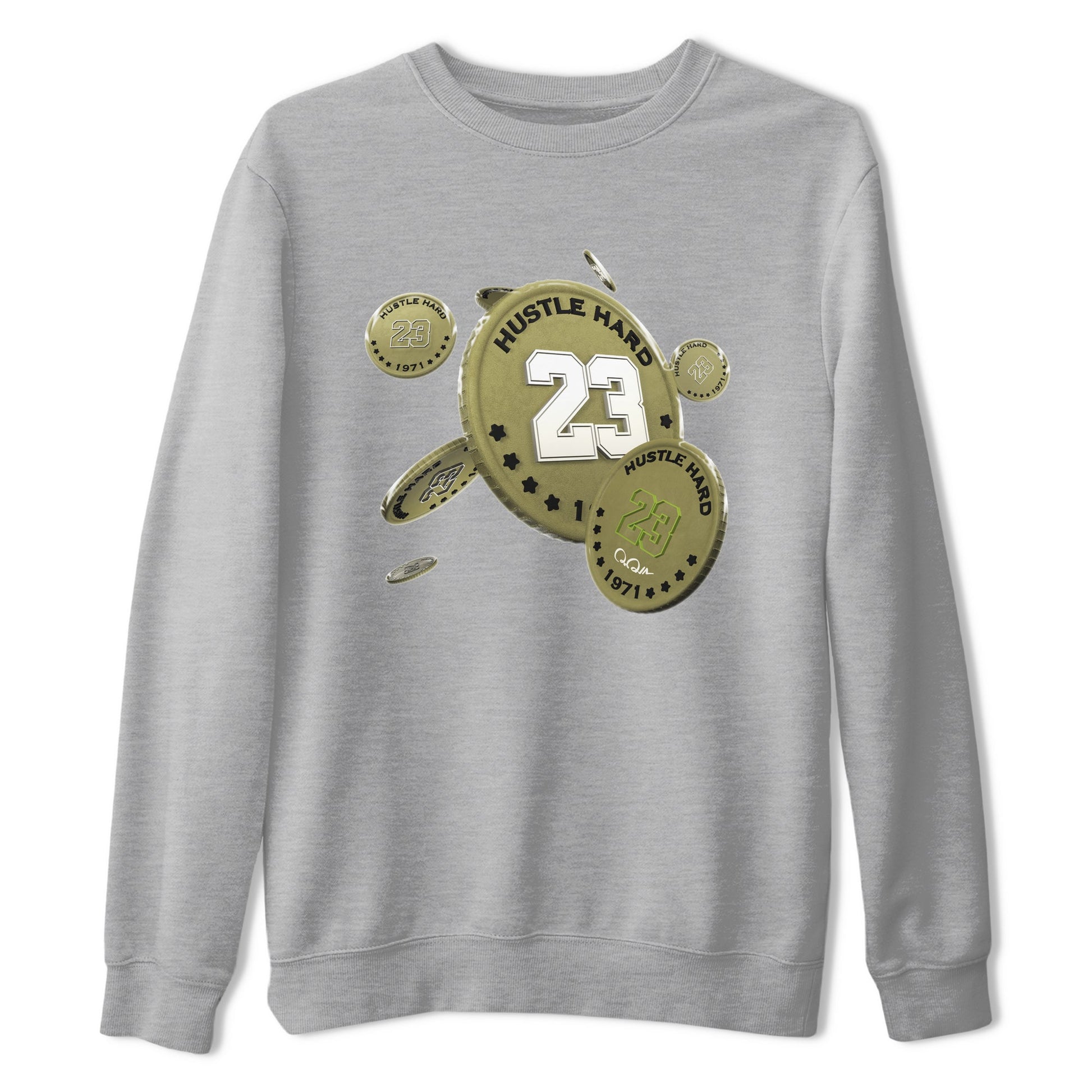 Air Jordan 1 Travis Scott Golf shirt to match jordans Coin Drop sneaker tees AJ1 lowTravis Scott Golf SNRT Sneaker Release Tees Unisex Heather Grey 2 T-Shirt