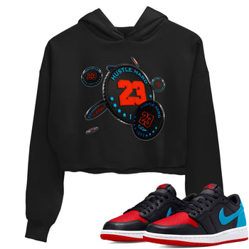 Air Jordan 1 UNC to Chicago Sneaker Match Tees Coin Drop Sneaker Tees AJ1 UNC to Chicago Sneaker Release Tees Women's Shirts Black 1