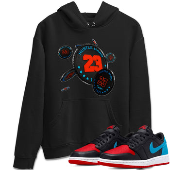 Air Jordan 1 UNC to Chicago Sneaker Match Tees Coin Drop Sneaker Tees AJ1 UNC to Chicago Sneaker Release Tees Unisex Shirts Black 1