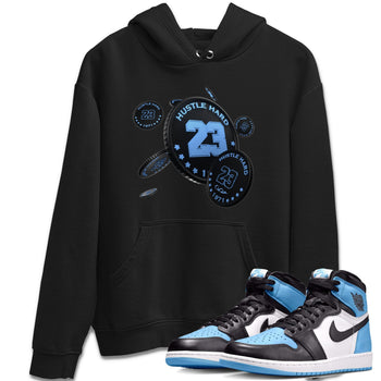 Air Jordan 1 Retro High OG UNC Toe Shirt to match Jordans Coin Drop Sneaker Tees AJ1 UNC Toe SNRT Sneaker Release Tees Crew Neck T-Shirts Black 1
