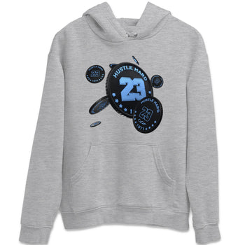 Air Jordan 1 Retro High OG UNC Toe Shirt to match Jordans Coin Drop Sneaker Tees AJ1 UNC Toe SNRT Sneaker Release Tees Crew Neck T-Shirts Heather Grey 2