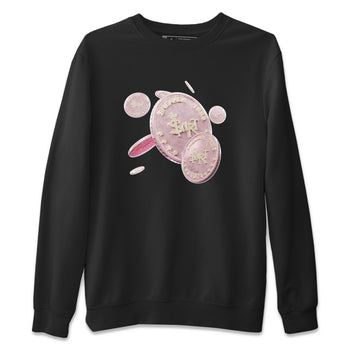 AJ1 Retro High OG Washed Pink Sneaker Match Tees Coin Drop Sneaker Tees AJ1 Retro High OG Washed Pink Sneaker Release Tees Unisex Shirts Black 2