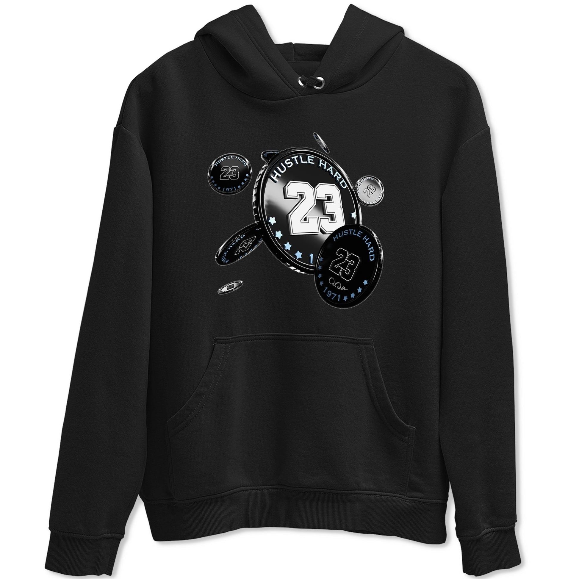 11s Black and Varsity Royal shirt to match jordans Coin Drop sneaker tees Air Jordan 11 Black/Varsity Royal SNRT Sneaker Release Tees Unisex Black 2 T-Shirt