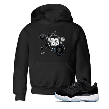 11s Black and Varsity Royal shirt to match jordans Coin Drop sneaker tees Air Jordan 11 Black/Varsity Royal SNRT Sneaker Release Tees Baby Toddler Black 1 T-Shirt