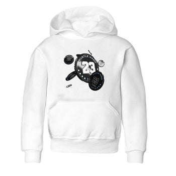 11s Black and Varsity Royal shirt to match jordans Coin Drop sneaker tees Air Jordan 11 Black/Varsity Royal SNRT Sneaker Release Tees Baby Toddler White 2 T-Shirt