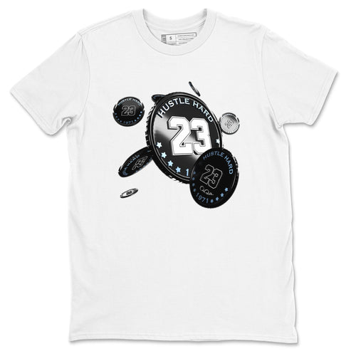 11s Space shirt to match jordans Coin Drop sneaker tees Air Jordan 11 Space SNRT Sneaker Release Tees Unisex White 2 T-Shirt