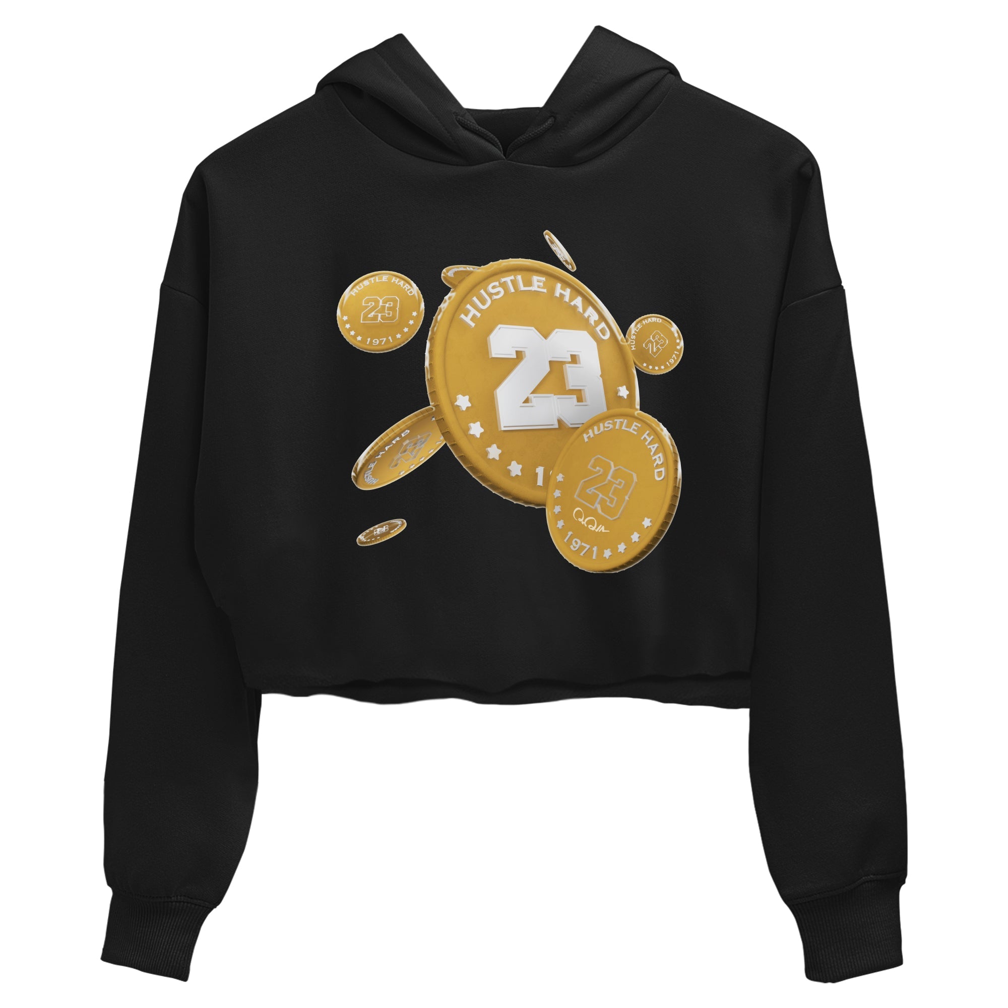 Air Jordan 13 Wheat Sneaker Match Tees Coin Drop Sneaker Tees AJ13 Wheat Sneaker Release Tees Women's Shirts Black 2