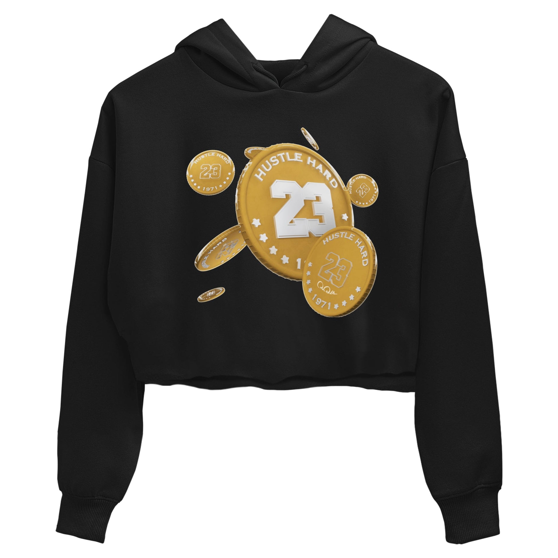Air Jordan 13 Wheat Sneaker Match Tees Coin Drop Sneaker Tees AJ13 Wheat Sneaker Release Tees Women's Shirts Black 2