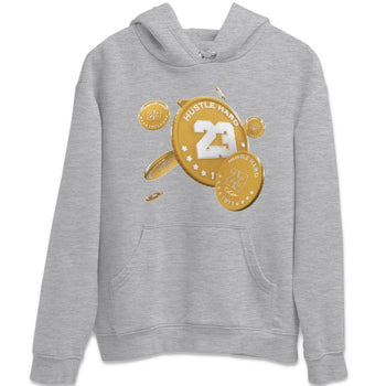 Air Jordan 13 Wheat Sneaker Match Tees Coin Drop Sneaker Tees AJ13 Wheat Sneaker Release Tees Unisex Shirts Heather Grey 2