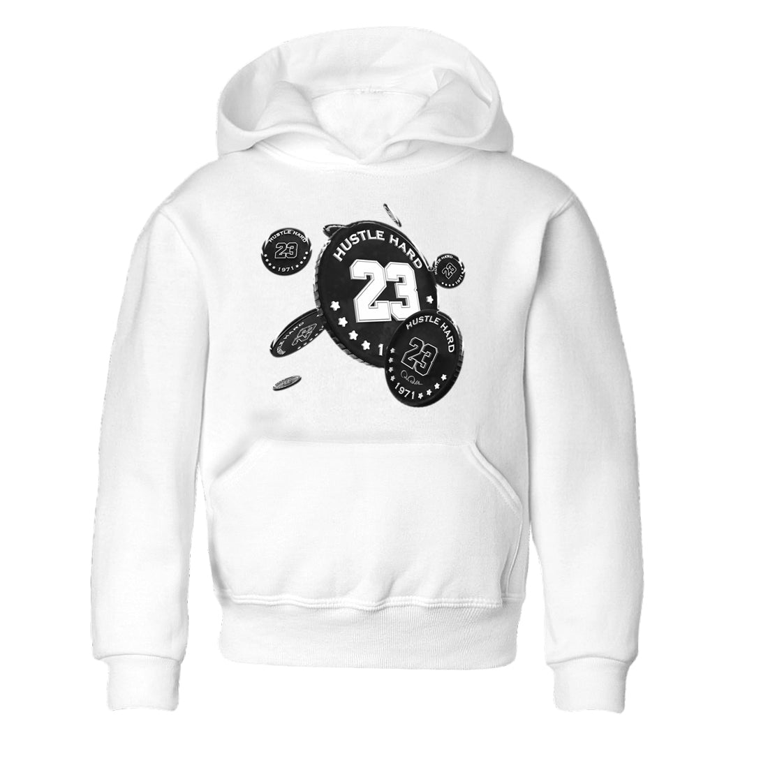 14s Panda shirt to match jordans Coin Drop sneaker tees Air Jordan 14 Panda SNRT Sneaker Release Tees Baby Toddler White 2 T-Shirt