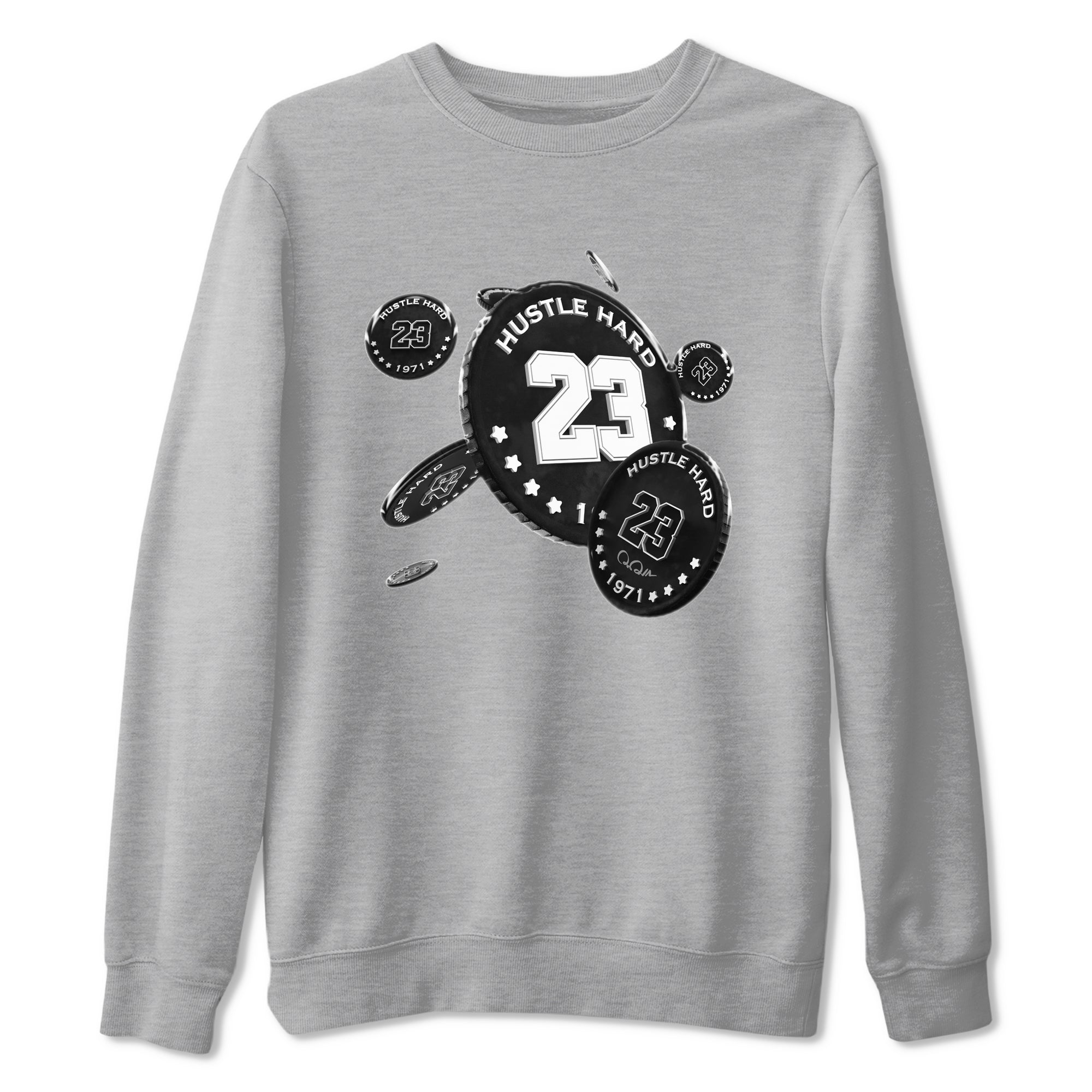 14s Panda shirt to match jordans Coin Drop sneaker tees Air Jordan 14 Panda SNRT Sneaker Release Tees Unisex Heather Grey 2 T-Shirt