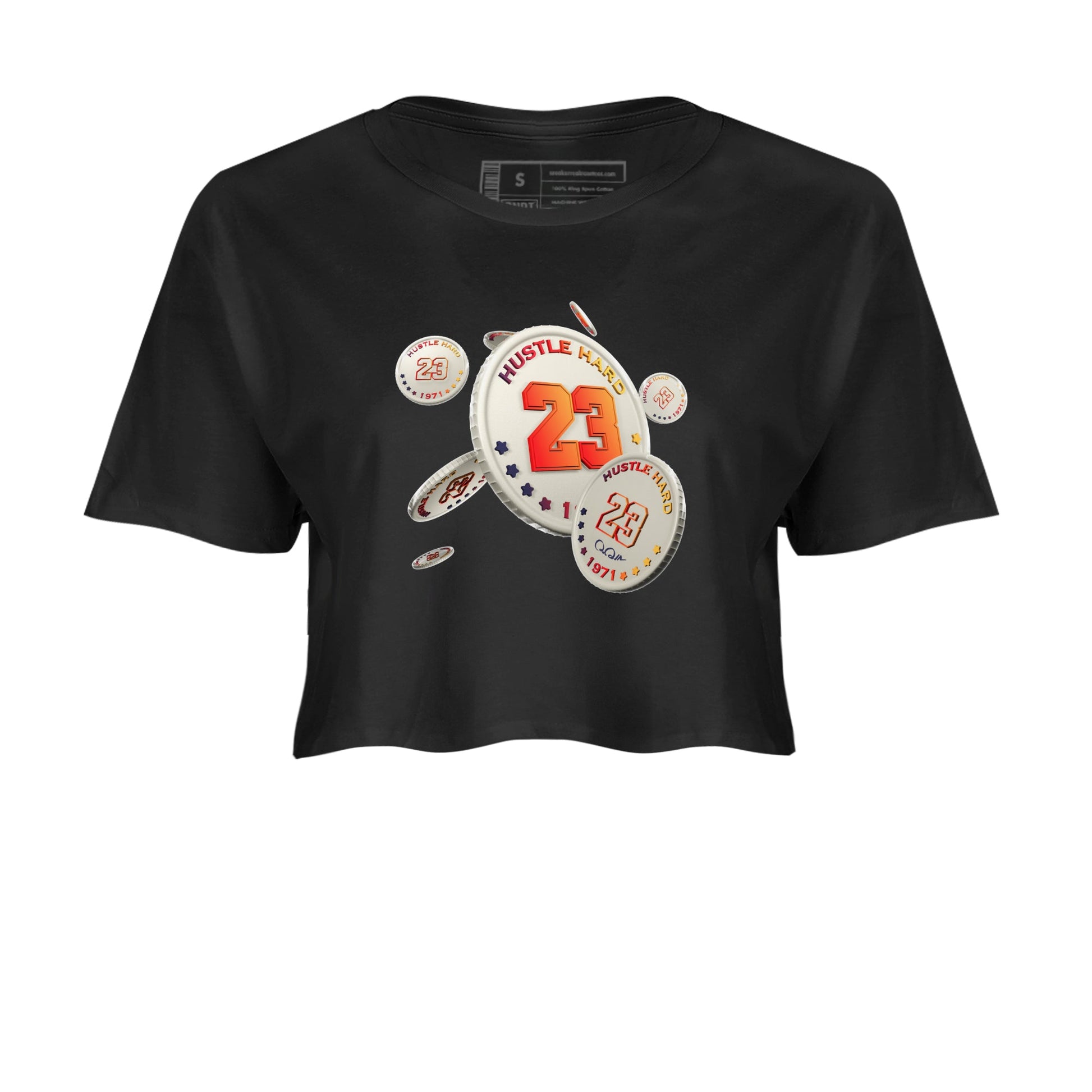 Air Jordan 3 J Balvin shirt to match jordans Coin Drop sneaker tees AJ3 Balvin  SNRT Sneaker Release Tees LGBTQ Gay Pride T-Shirt Black 2 Crop T-Shirt
