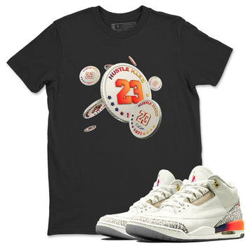 Air Jordan 3 J Balvin shirt to match jordans Coin Drop sneaker tees AJ3 Balvin  SNRT Sneaker Release Tees LGBTQ Gay Pride T-Shirt Unisex Black 1 T-Shirt