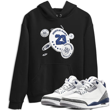 3s Midnight Navy shirt to match jordans Coin Drop sneaker tees AJ3 Midnight Navy SNRT Sneaker Release Tees unisex cotton Black 1 crew neck shirt