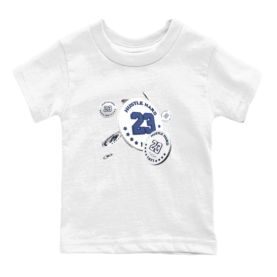 3s Midnight Navy shirt to match jordans Coin Drop sneaker tees AJ3 Midnight Navy SNRT sneaker release tees baby toddler White 2 cotton Shirt