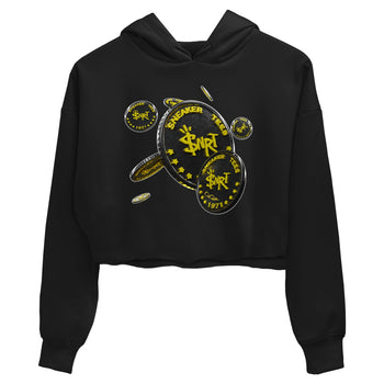 Air Jordan 4 Thunder Sneaker Match Tees Coin Drop Sneaker Tees AJ4 Thunder Jumpman Sneaker Release Tees Women's Shirts Black 2