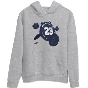 Air Jordan 5 Georgetown Sneaker Match Tees Coin Drop Sneaker Tees AJ5 Georgetown Sneaker Release Tees Unisex Shirts Heather Grey 2