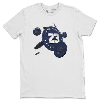 Air Jordan 5 Georgetown Sneaker Match Tees Coin Drop Sneaker Tees AJ5 Georgetown Sneaker Release Tees Unisex Shirts White 2