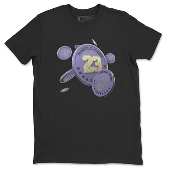 Air Jordan 5 Indigo Haze Sneaker Match Tees Coin Drop Sneaker Tees AJ5 Indigo Haze Sneaker Release Tees Unisex Shirts Black 2