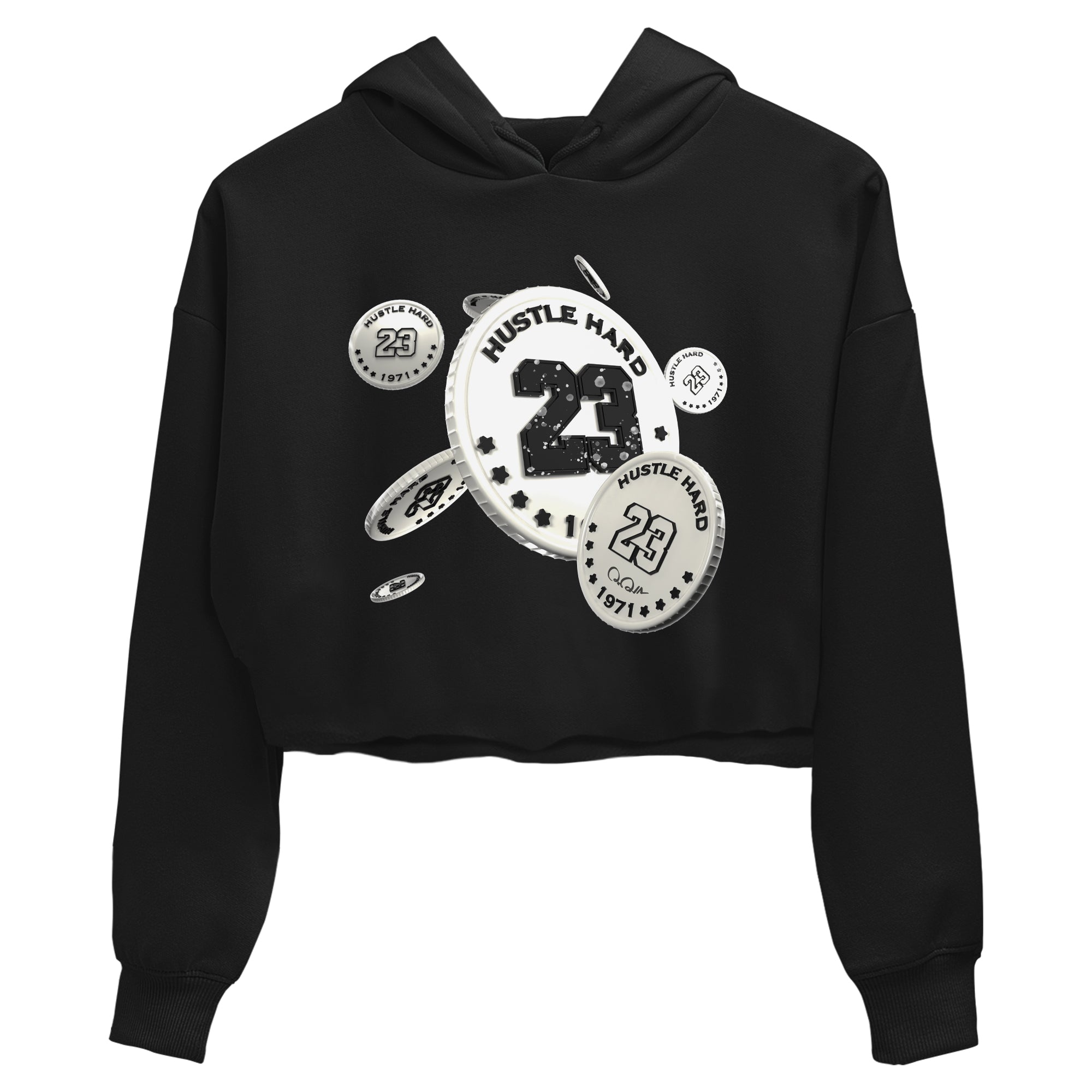 5s Sail shirt to match jordans Coin Drop sneaker tees Air Jordan 5 Sail SNRT Sneaker Release Tees Black 2 crop length shirt