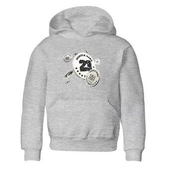 5s Sail shirt to match jordans Coin Drop sneaker tees Air Jordan 5 Sail SNRT sneaker release tees baby toddler Heather Grey 2 cotton Shirt
