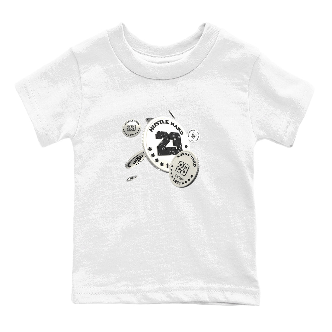 5s Sail shirt to match jordans Coin Drop sneaker tees Air Jordan 5 Sail SNRT sneaker release tees baby toddler White 2 cotton Shirt
