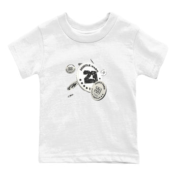 5s Sail shirt to match jordans Coin Drop sneaker tees Air Jordan 5 Sail SNRT sneaker release tees baby toddler White 2 cotton Shirt
