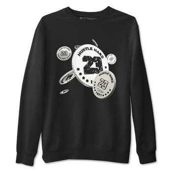 5s Sail shirt to match jordans Coin Drop sneaker tees Air Jordan 5 Sail SNRT Sneaker Release Tees unisex cotton Black 2 crew neck shirt