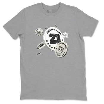 5s Sail shirt to match jordans Coin Drop sneaker tees Air Jordan 5 Sail SNRT Sneaker Release Tees unisex cotton Heather Grey 2 crew neck shirt