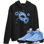Jordan 5 UNC Jordan Shirts Coin Drop Sneaker Tees AJ5 UNC SNRT Sneaker Tees Unisex Shirts Black 1