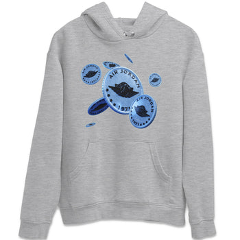 Jordan 5 UNC Jordan Shirts Coin Drop Sneaker Tees AJ5 UNC SNRT Sneaker Tees Unisex Shirts Heather Grey 2