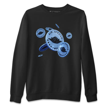 Jordan 5 UNC Jordan Shirts Coin Drop Sneaker Tees AJ5 UNC SNRT Sneaker Tees Unisex Shirts Black 2