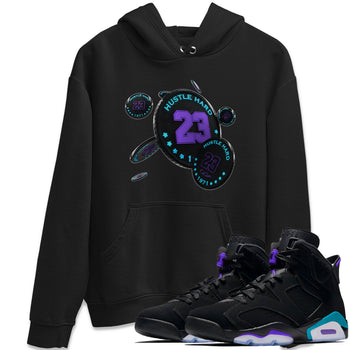 Air Jordan 6 Aqua Sneaker Match Tees Coin Drop Sneaker Tees AJ6 Aqua Sneaker Release Tees Unisex Shirts Black 1